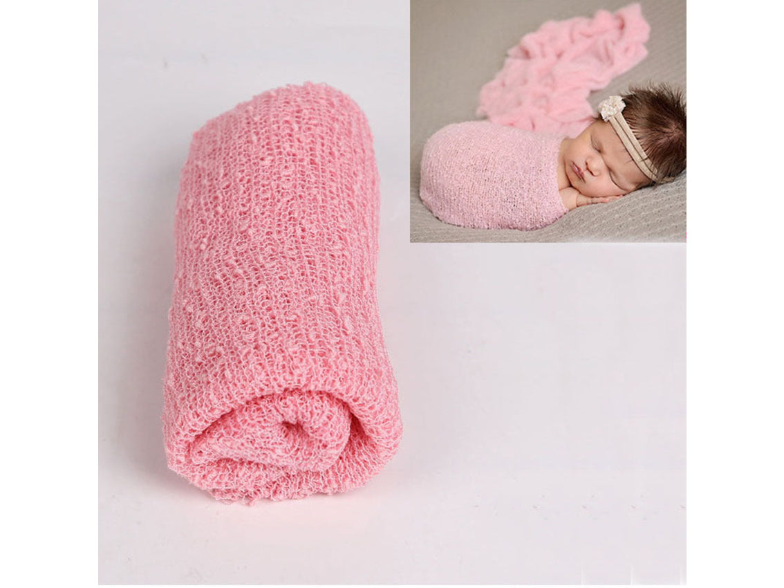 Kate 40x150cm Cotton Yarn Newborn Baby Swaddle Posing Wrap Fabric