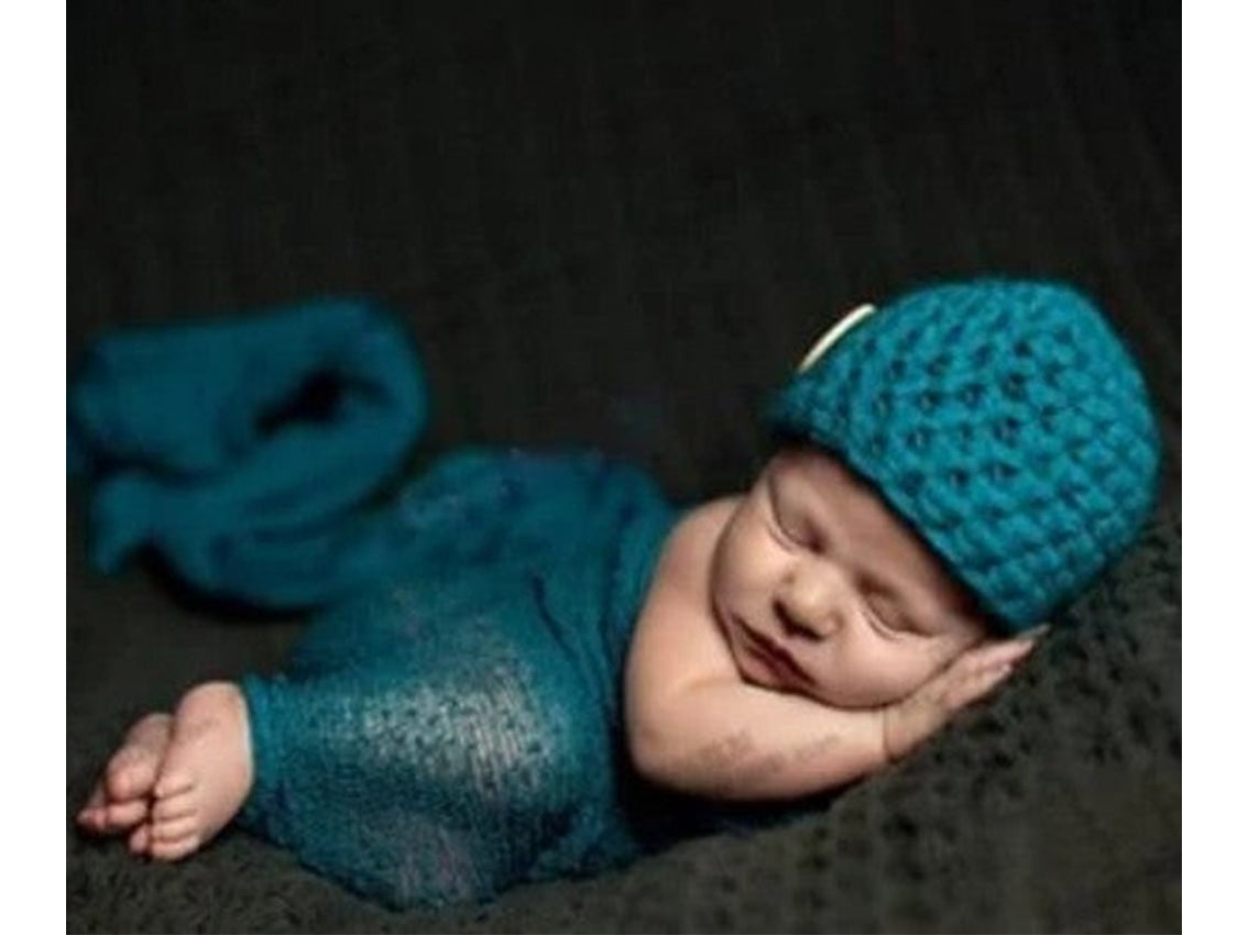 Kate 40x150cm Cotton Yarn Newborn Baby Swaddle Posing Wrap Fabric