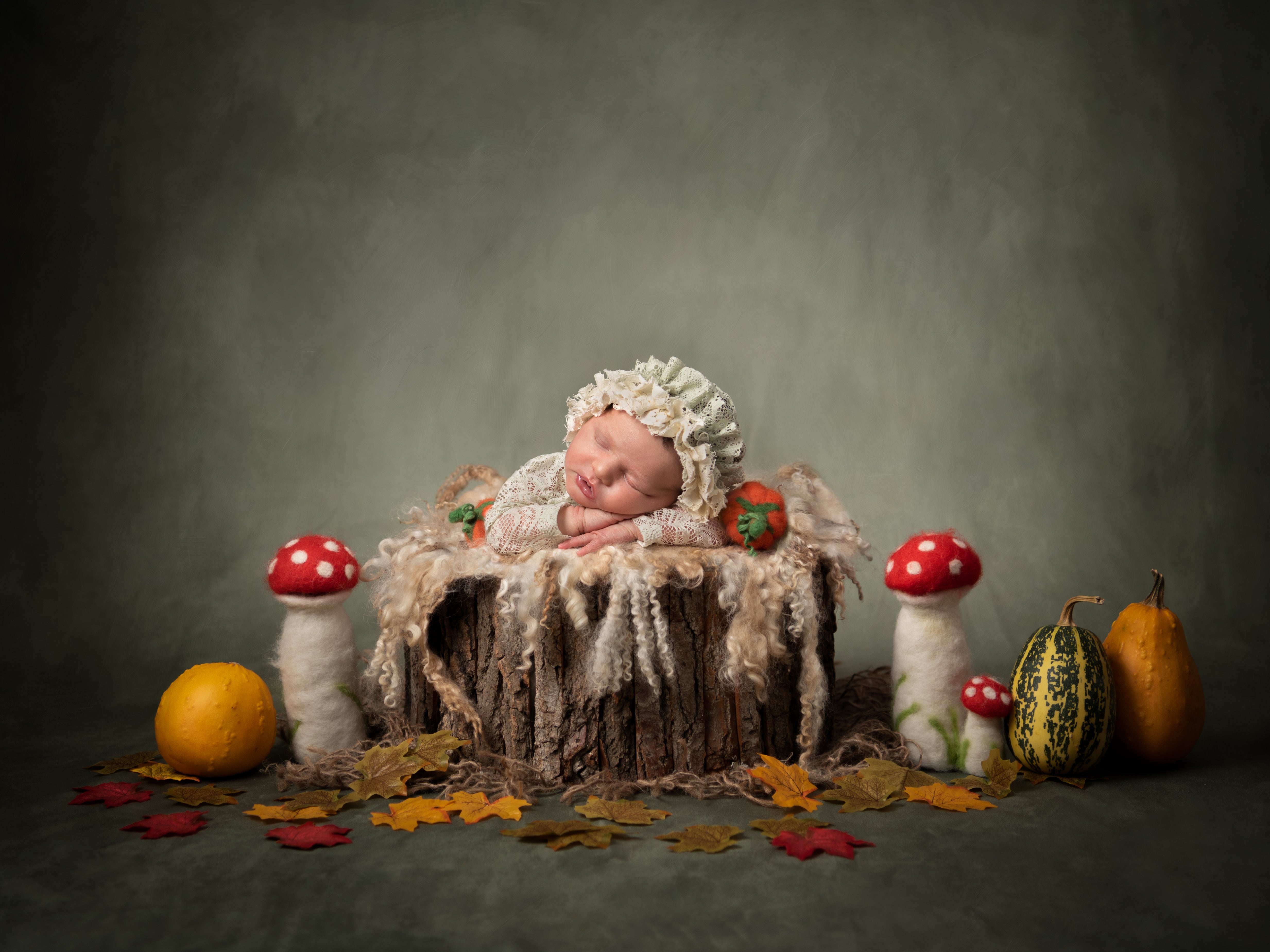 Kate Cold Dark Olive Green Texture Abstract Background Photos Backdrop - Katebackdrop