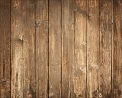 Brown Vintage Wood Rubber Tappetino per Pavimento
