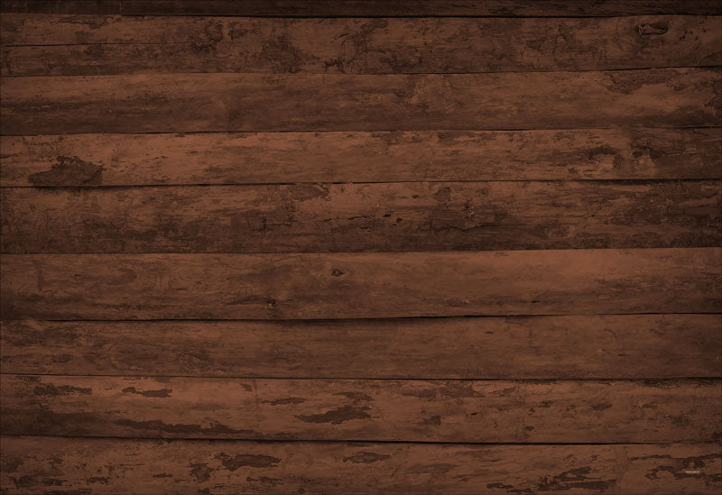 Kate Brown Tones Wood Rubber Floor Mat