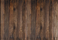 Kate Retro Wood Brown Rubber Floor Mat