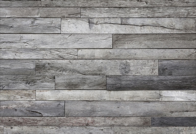 SALE RTS Kate Gray Cracked Wood Grain Rubber Floor Mat (US ONLY)