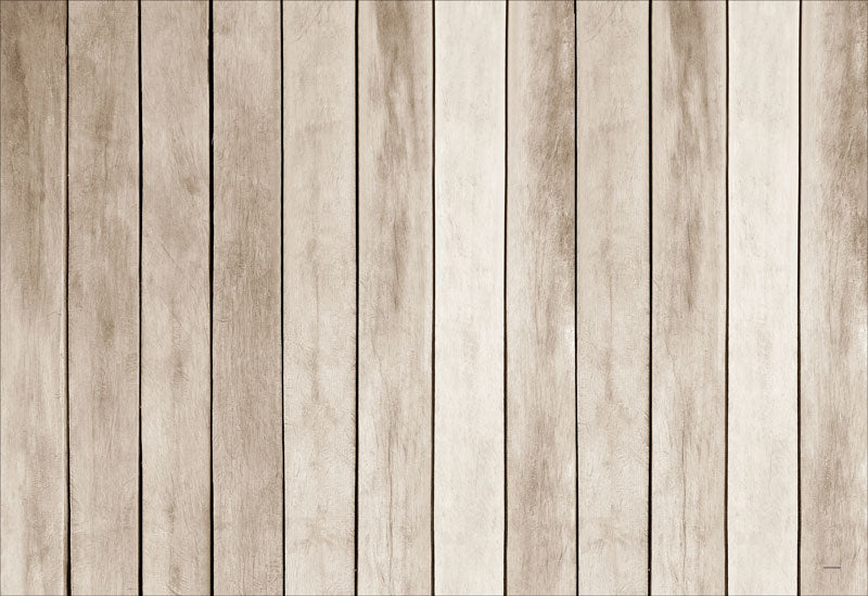 Tapete de Suelo de Goma con Tablas de Madera