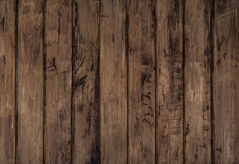 Tapete de Piso de Goma Oscura con Madera de Grano de Madera