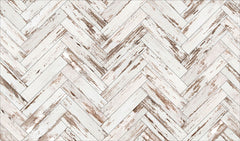 Textured Vintage Houtnerf Rubberen Vloermat
