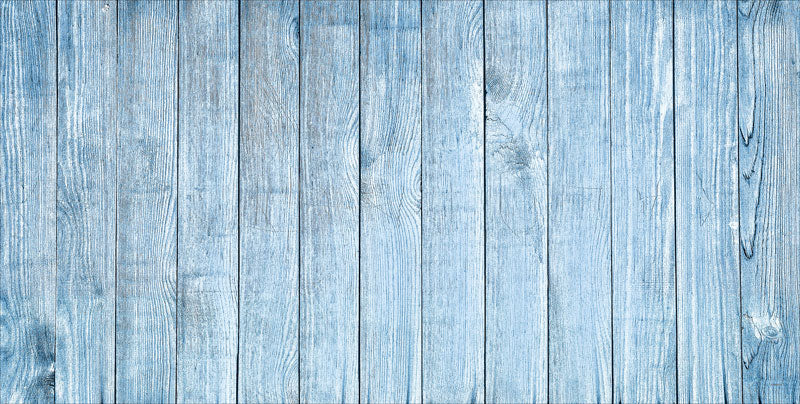 Vecchio tappetino in gomma con texture di legno blu progettato da Kate Image