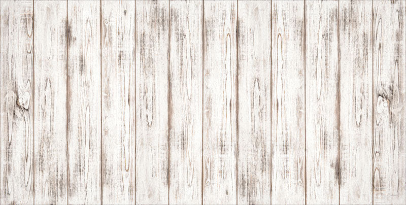 Kate White Old Wood Grain Rubber Floor Mat