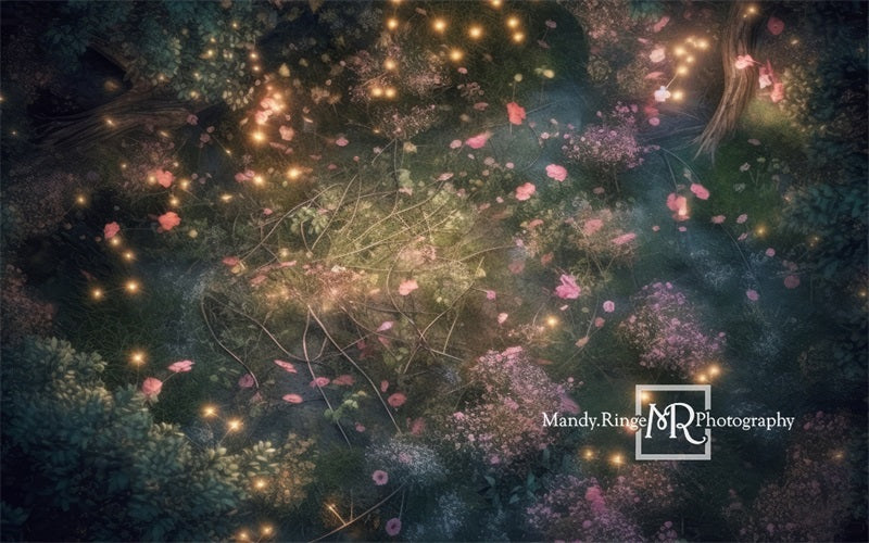 Kate Enchanted Spring Fairy Forest Rubber Floor Mat designed by Mandy Ringe Photography