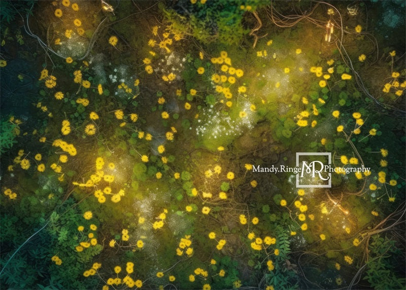 Betoverde Zomer Feeën Bos Rubberen Vloermat ontworpen door Mandy Ringe Fotografie