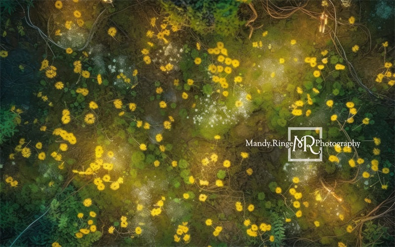 Betoverde Zomer Feeën Bos Rubberen Vloermat ontworpen door Mandy Ringe Fotografie