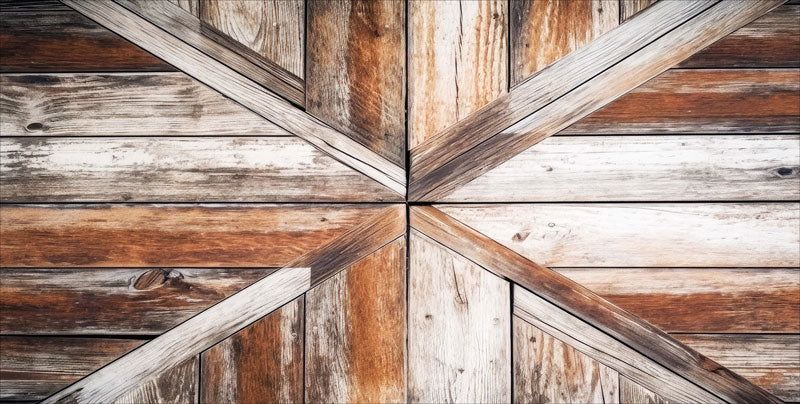 Kate Barn - Tapete de goma para suelo de parque de madera diseñado por Mini MakeBelieve