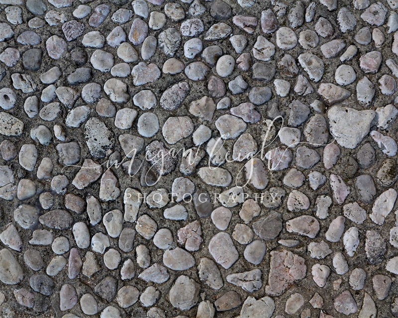 Tapete de suelo de goma con diseño de piedras Kate diseñado por Megan Leigh Photography