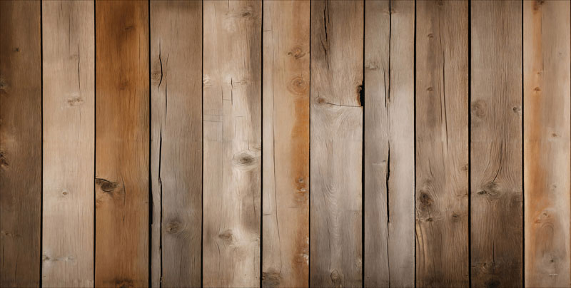 Kate Brown Old Wood Grain Rubber Floor Mat