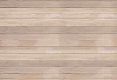 Kate Light Brown Wood Grain Rubber Floor Mat