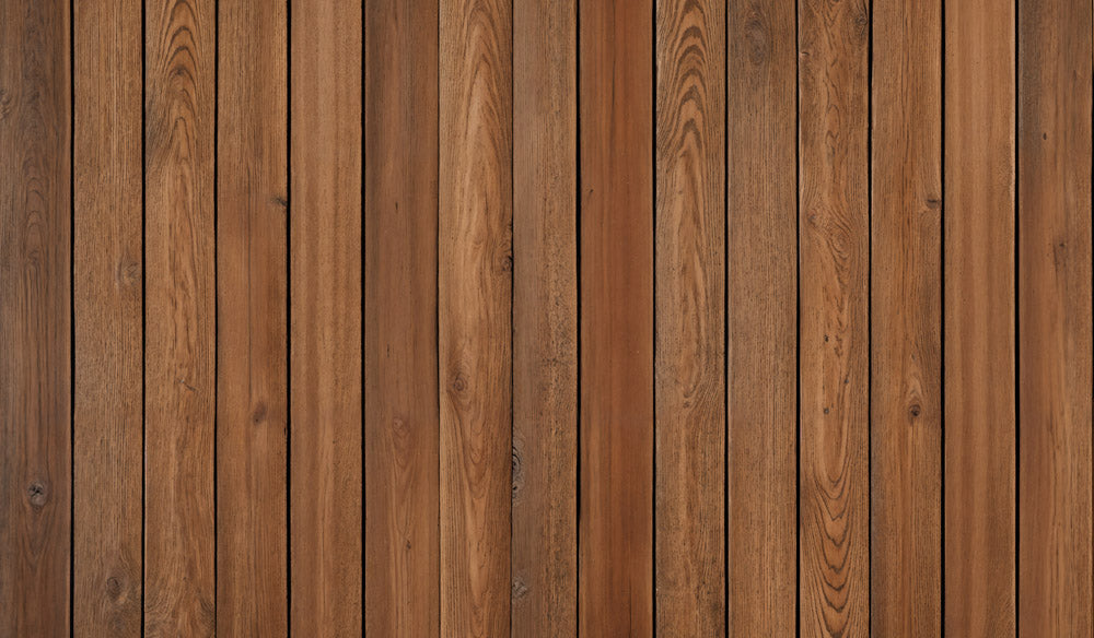 Kate Brown Rustic Wood Rubber Floor Mat