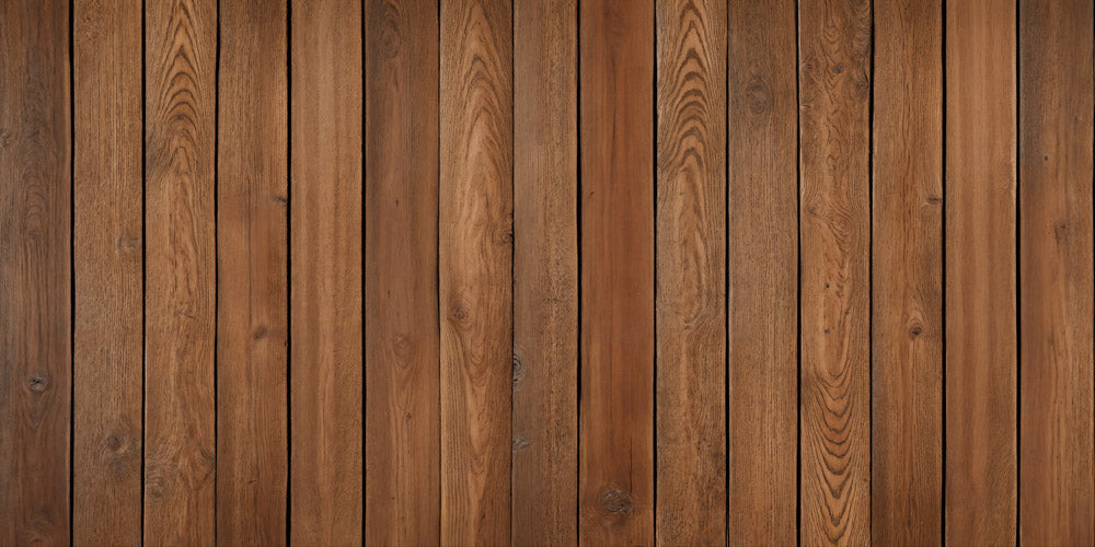 Kate Brown Rustic Wood Rubber Floor Mat