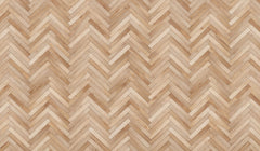 Tappetino in gomma a motivi herringbone marrone chiaro progettato da