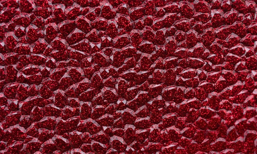 Kate Red Glitter Cobblestone Floor Backdrop Designed by Mini MakeBelieve