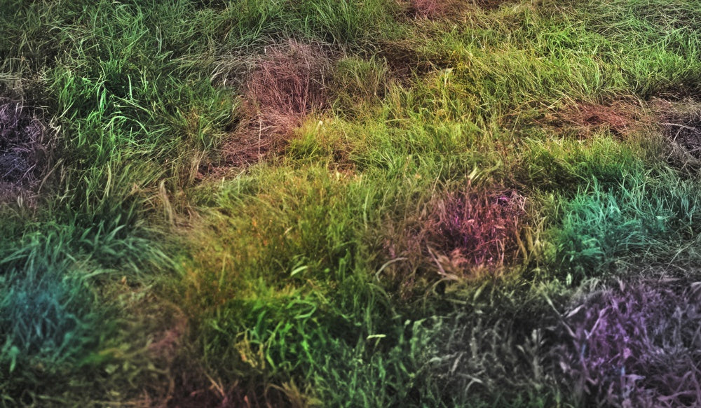 Kate Outdoor Rainbow Grass Floor Backdrop Designed by Mandy Ringe Photography