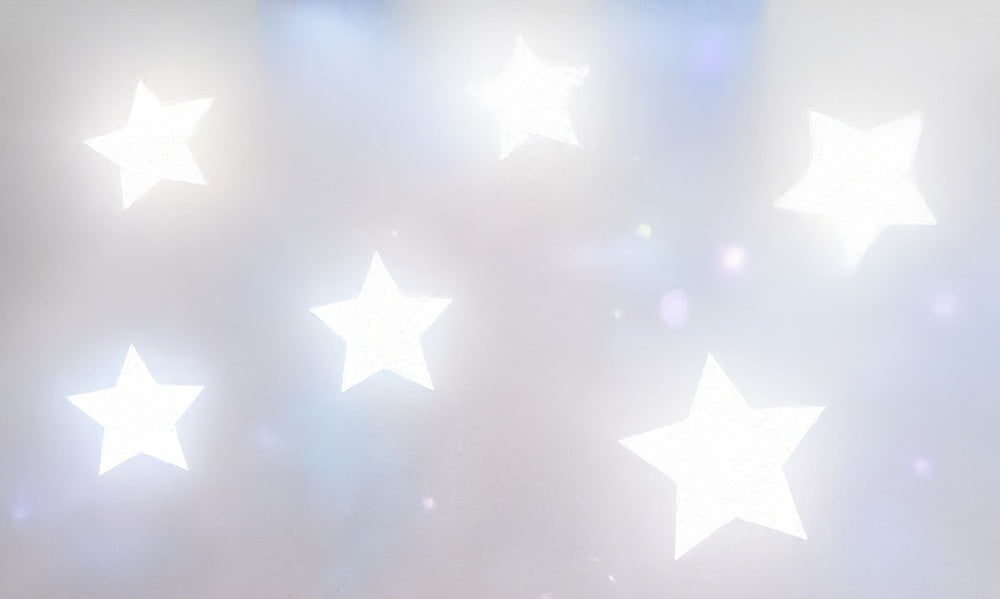 Starry Light White Rubber Floor Mat Designed by Mini MakeBelieve