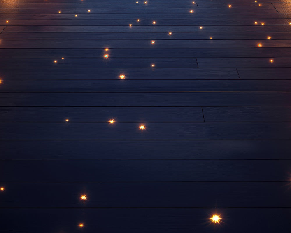 Alfombra de suelo de madera de luces de rejilla brillantes diseñada por Mini MakeBelieve