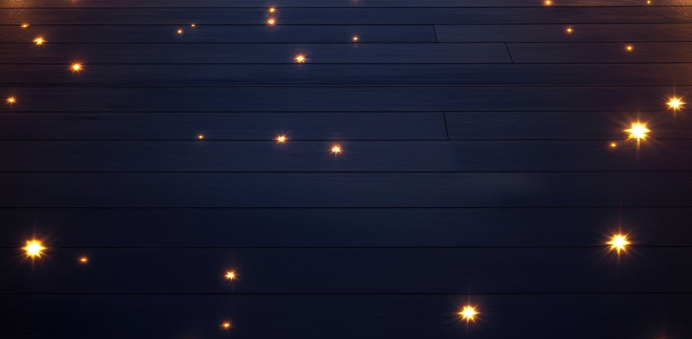 Alfombra de suelo de madera de luces de rejilla brillantes diseñada por Mini MakeBelieve