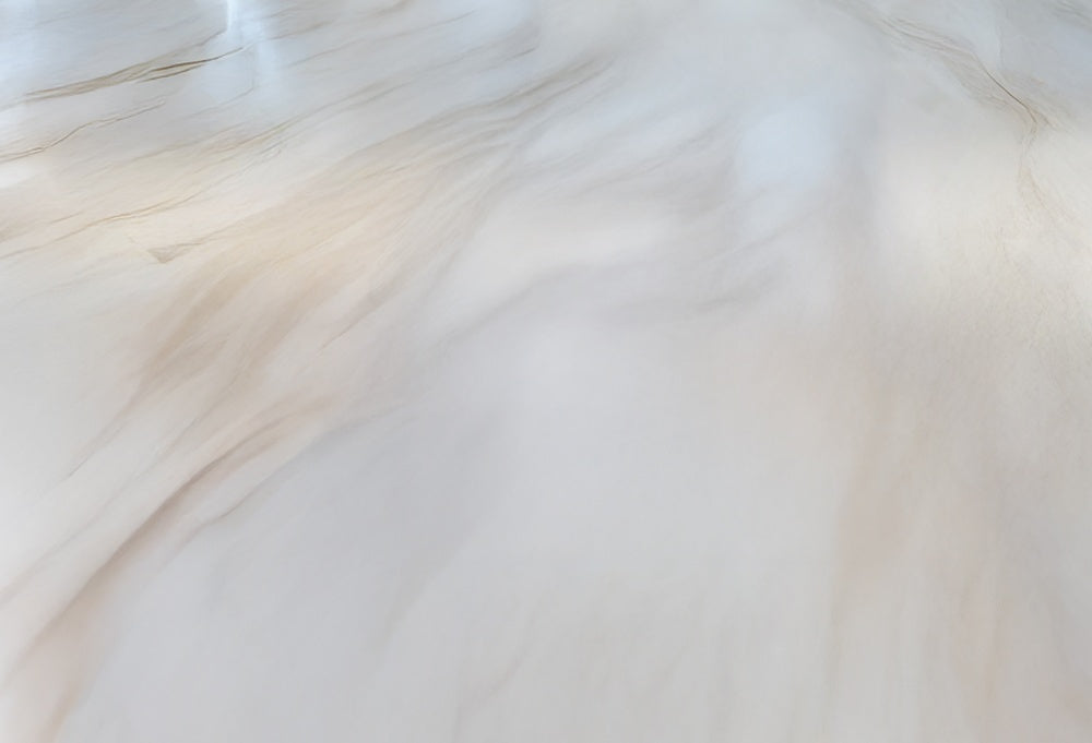 Mat de Suelo de Goma Blanca con Gradiente Suave de Mármol Designed by Mini MakeBelieve