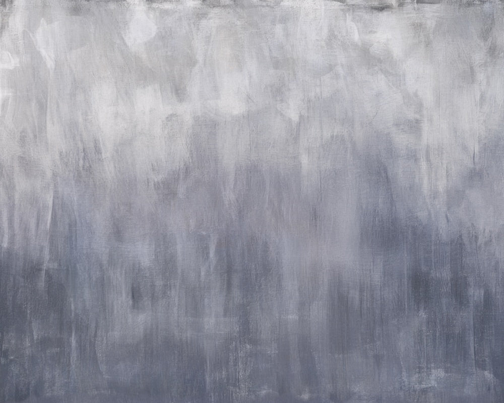 Kate Abstract Gray Rubber Floor Mat Designed by Mini MakeBelieve