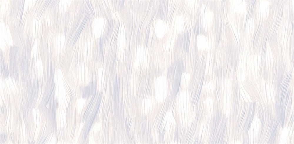 Kate Abstract White Painted Rubber Floor Mat Designed by Mini MakeBelieve