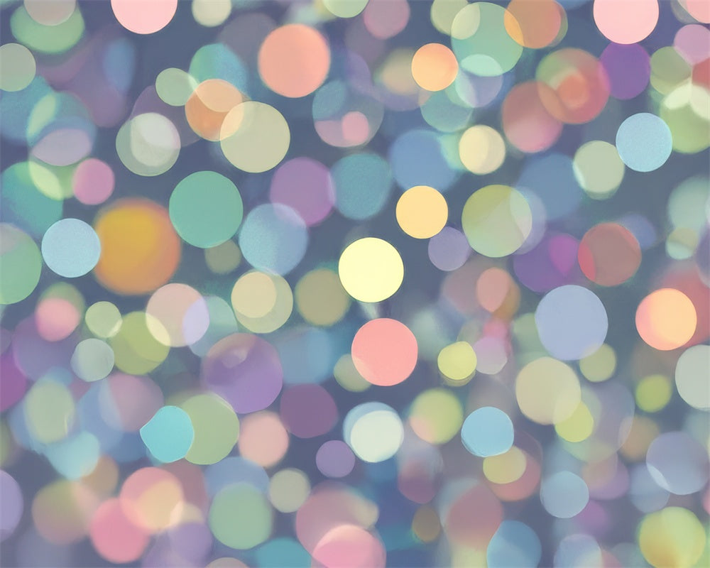 Kate Green Bokeh Rubber Floor Mat Designed by Mini MakeBelieve