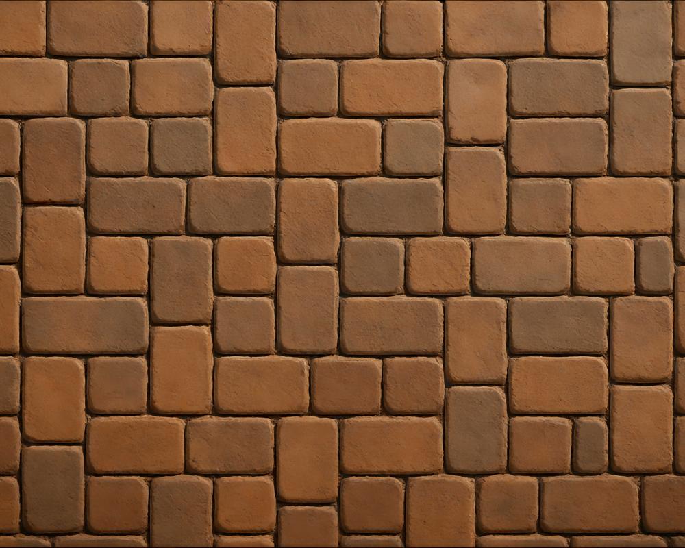 Kate Brown Cobblestone Pattern Rubber Floor Mat