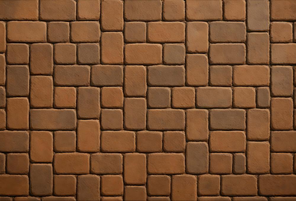 Kate Brown Cobblestone Pattern Rubber Floor Mat