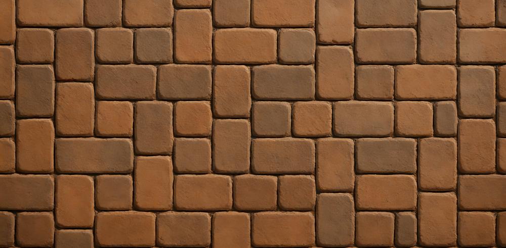 Kate Brown Cobblestone Pattern Rubber Floor Mat