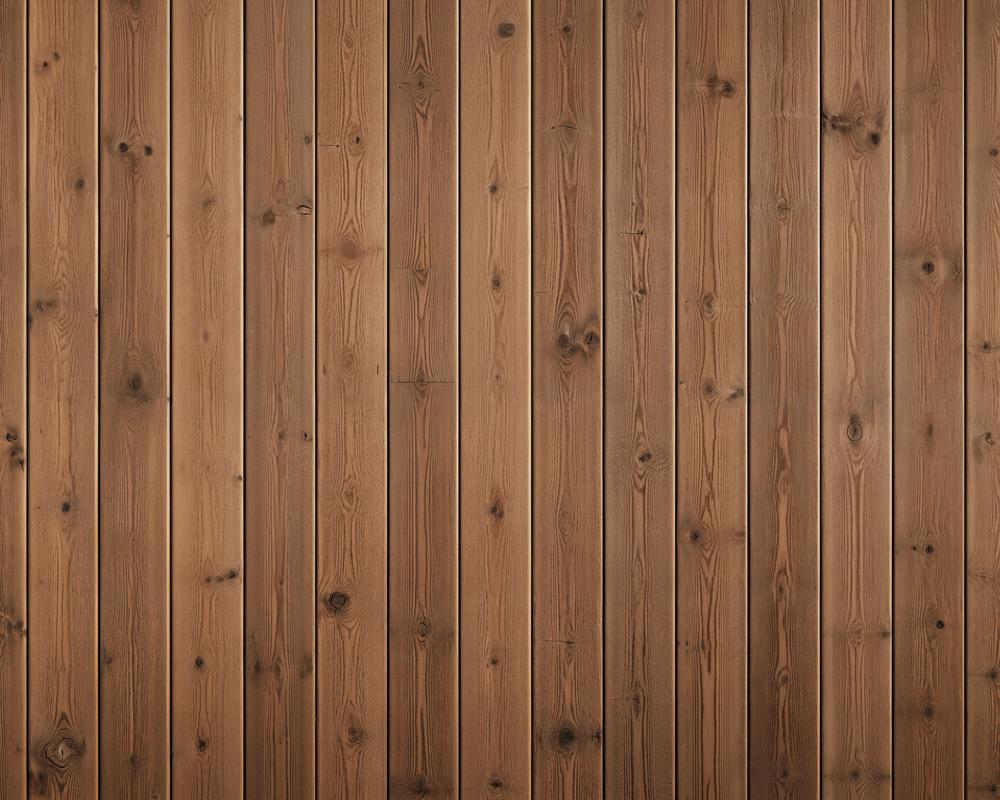 Kate Vintage Brown Wood Rubber Floor Mat