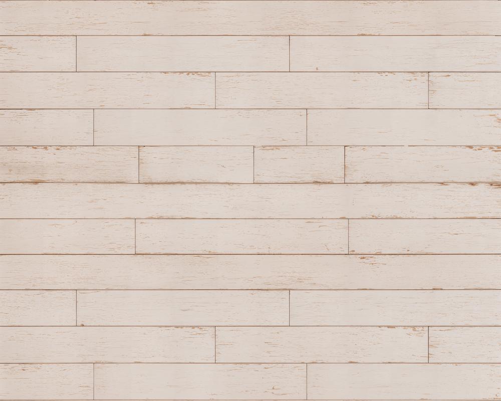 Kate Beige Vintage Wood Rubber Floor Mat