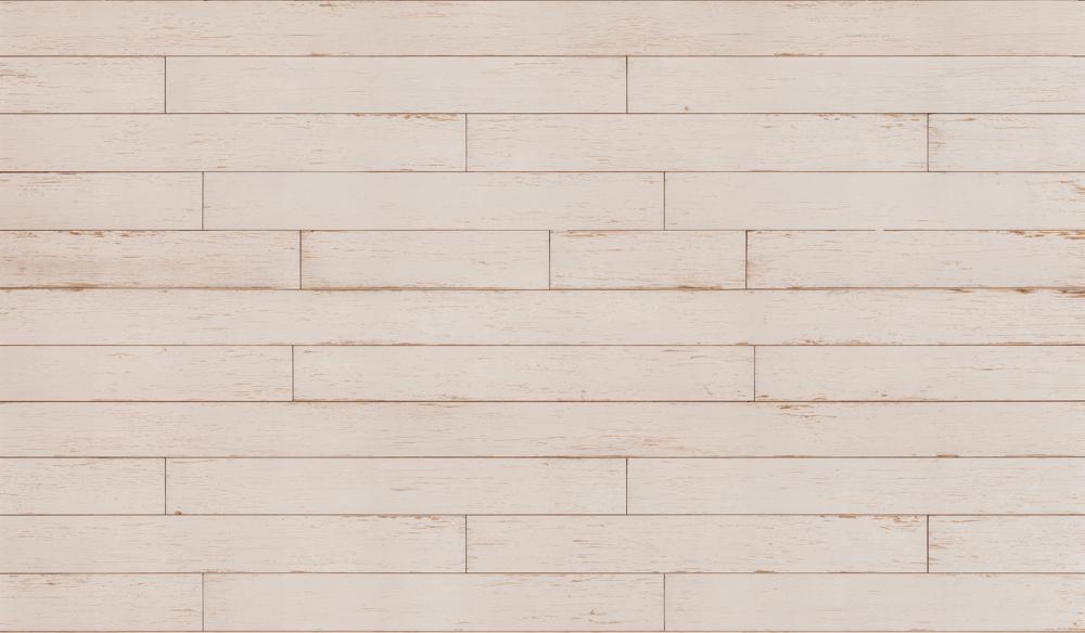 Kate Beige Vintage Wood Rubber Floor Mat