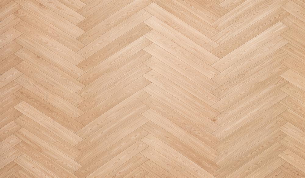 Kate Herringbone Light Brown Rubber Floor Mat