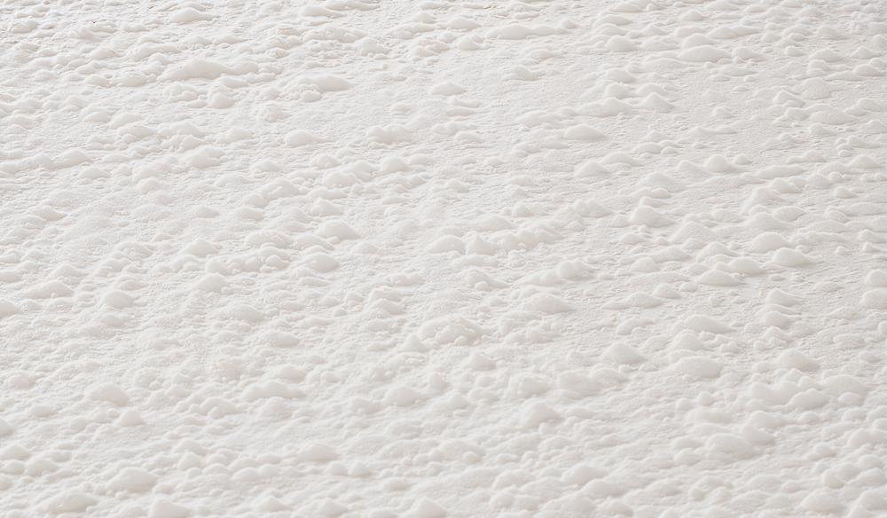 Kate Winter White Powdery Compacted Snow Subtle Tracks Rubber Floor Mat