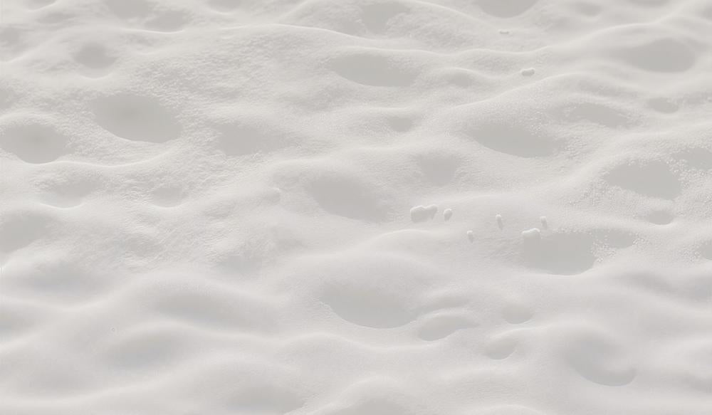 Kate Winter Soft White Powdery Snow Rubber Floor Mat