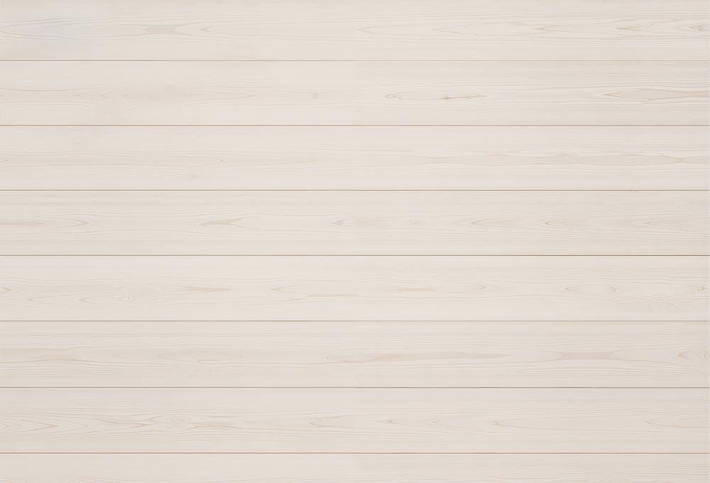 Kate Cream Whitewashed Wood Plank Rubber Floor Mat