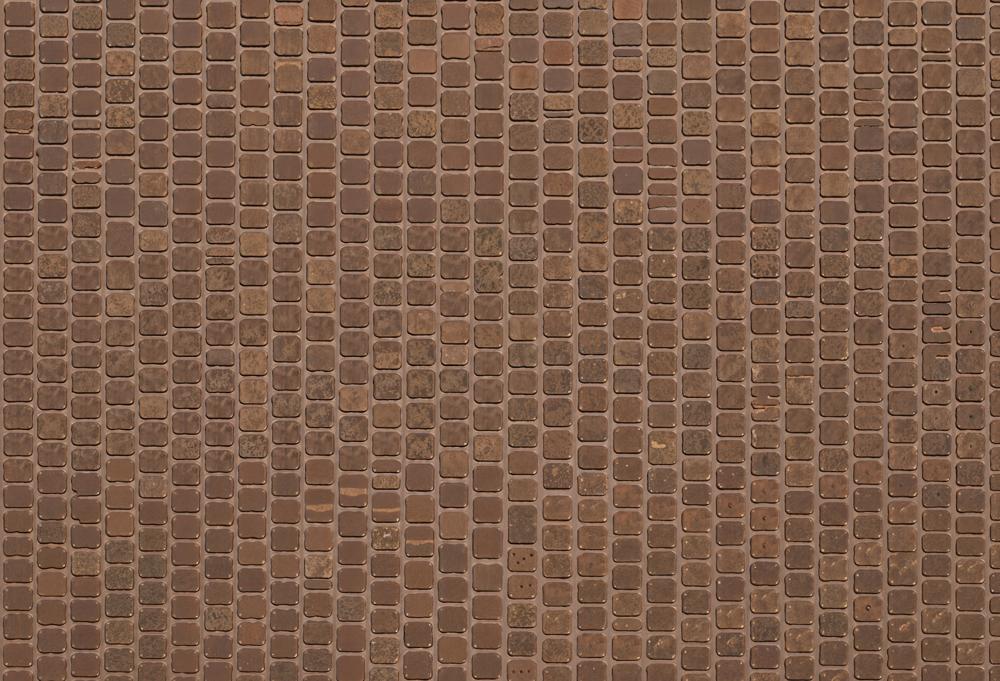 Kate Brown Cobblestone Rubber Floor Mat