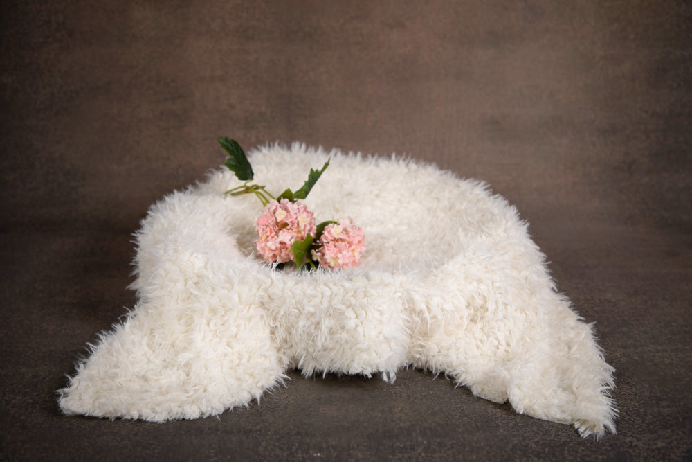 Superzachte wollen babydeken voor fotografie met stoffen om te poseren