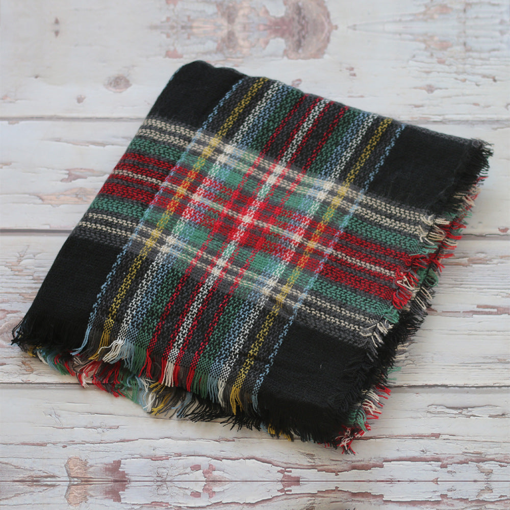 Kerst Gestreepte Deken Wrap voor Fotografie