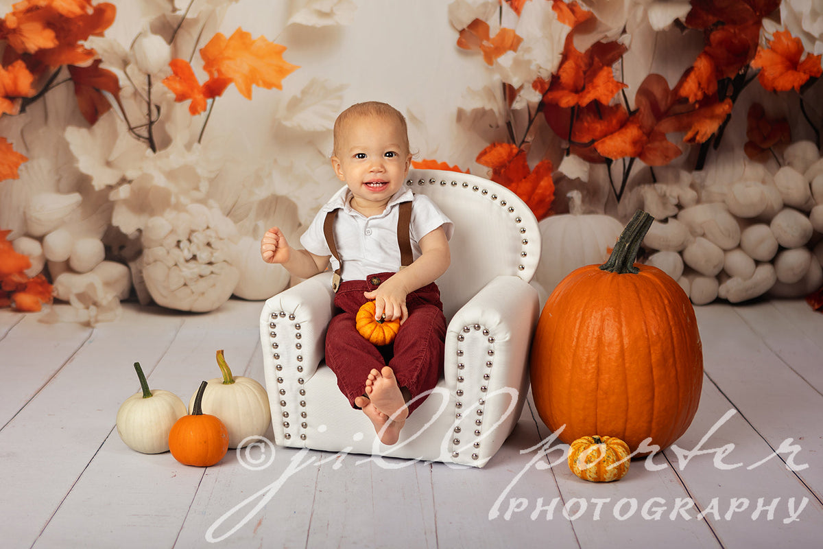 RTS Kate White Mini Fabric Sofa with Rivet Newborn Props for Photography US ONLY