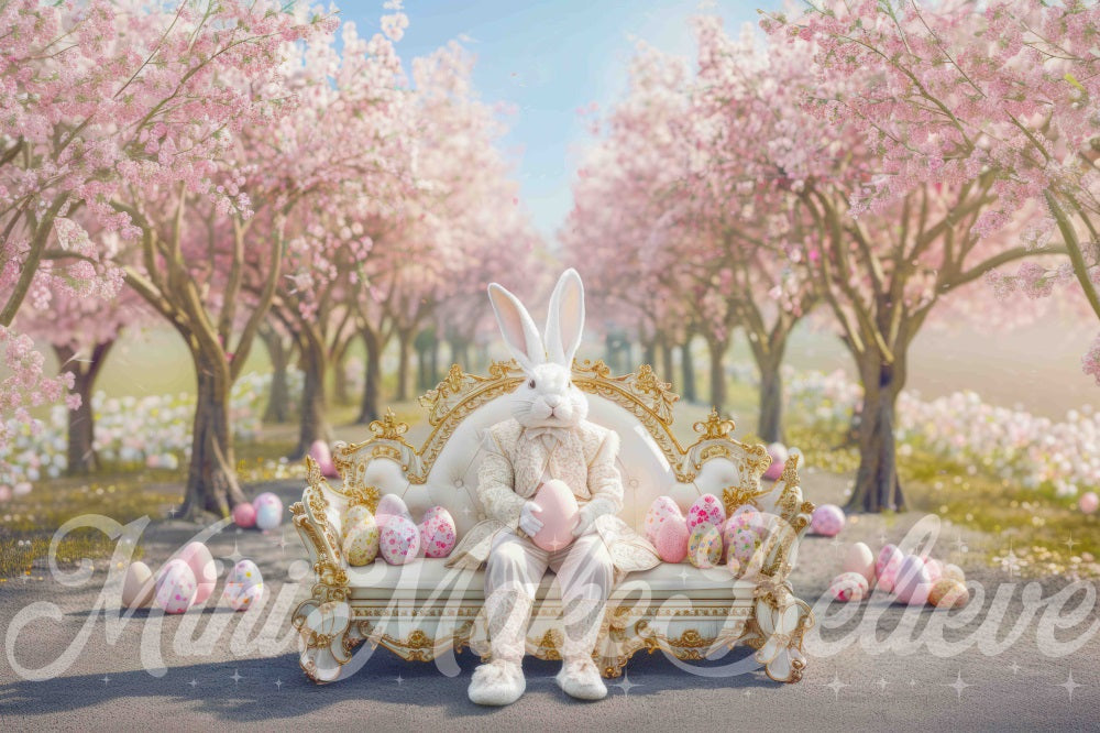 Fondo digital de Pascua por Mini MakeBelieve.