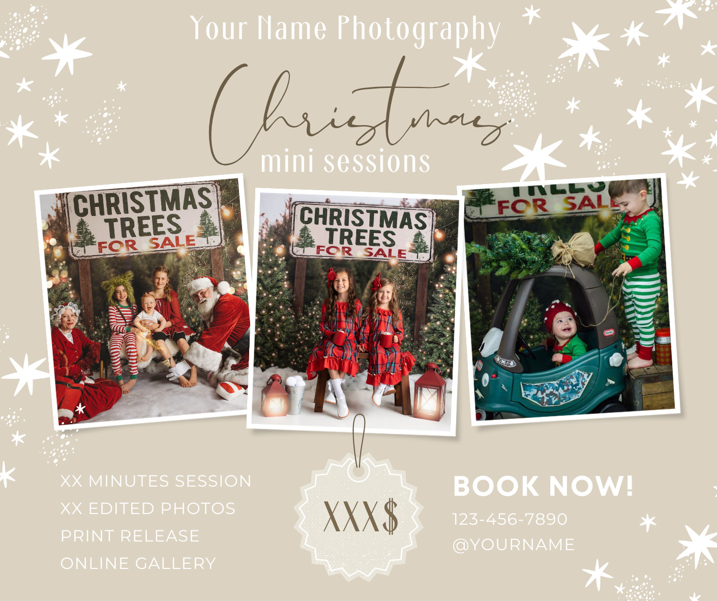 Kate Free Christmas Mini Session Template For Photographers