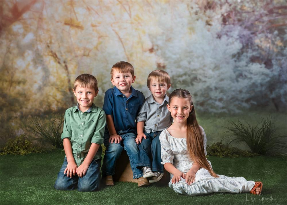 Kate Spring Park Lawn Backdrop for Photography Designed by Lisa Granden - Kate Backdrop