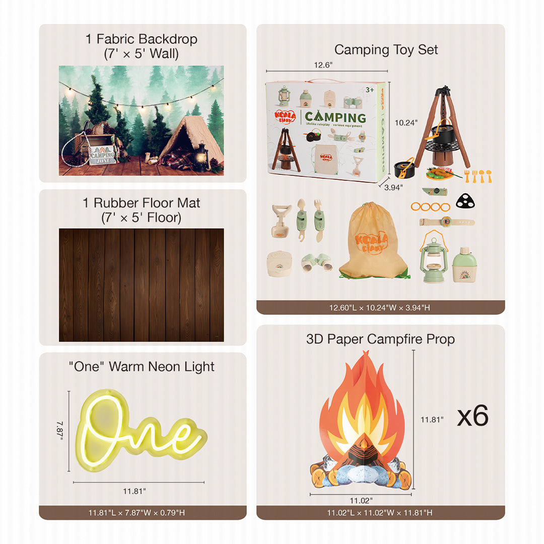 Kate Camping Cake Smash Photo Kit Photography Backdrops&Props Themed Bundle