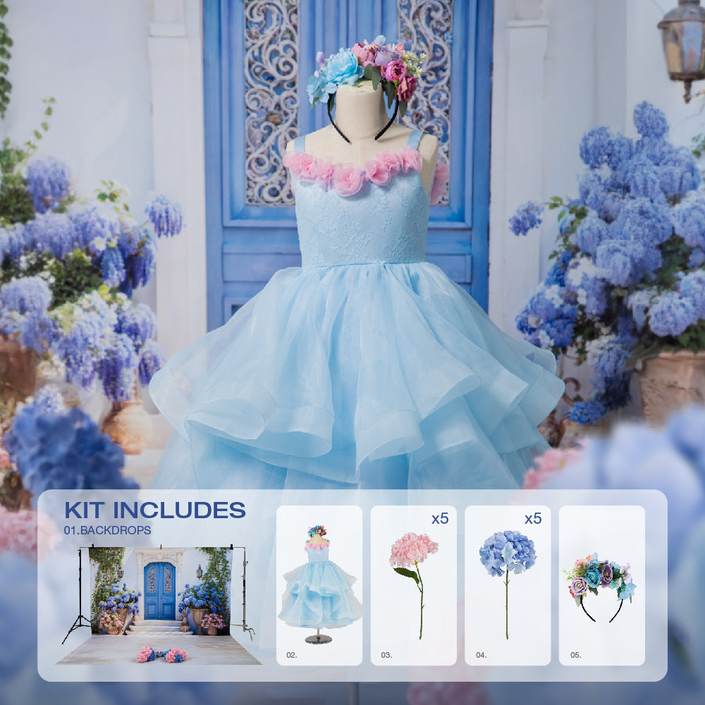 Kate Spring Blue Photo Kit Photography Backdrops&Props Themed Bundle